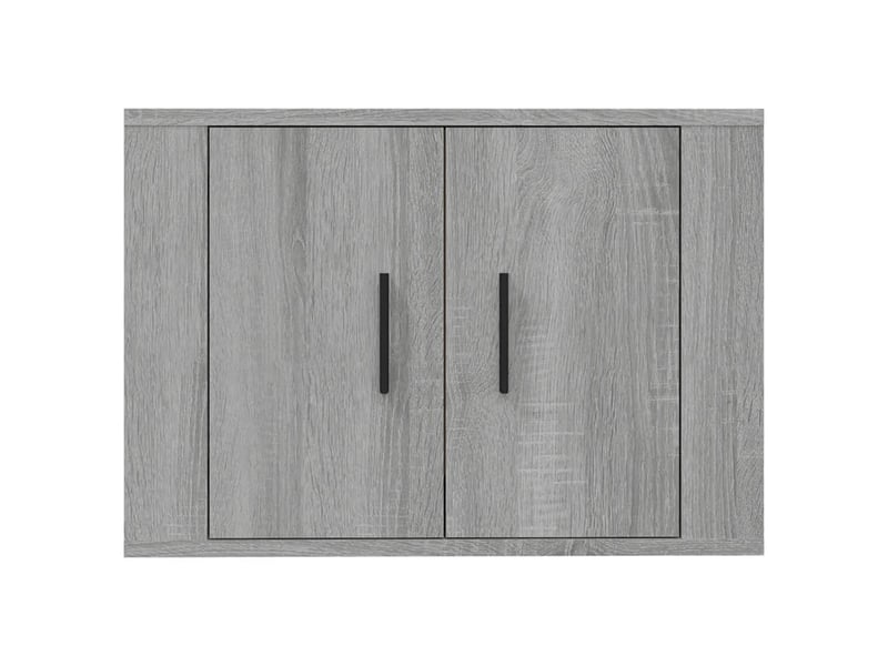  Meuble tv - banc tv - meuble de rangement mural sonoma gris 57x34,5x40 cm  - Conforama D