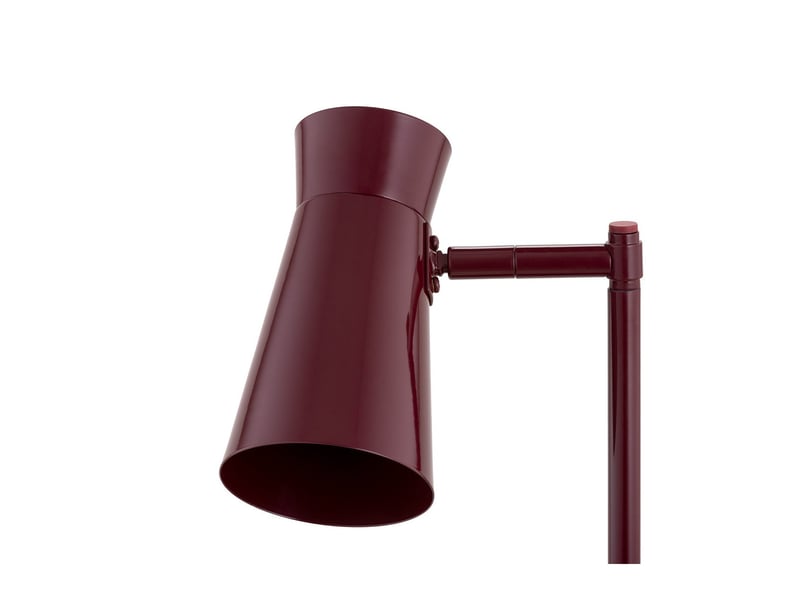  Argon lord lampe de bureau lord, couleur bordeaux, culot e14, avec interrupteur.  - Conforama E
