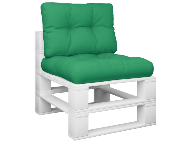  Lot de 2 coussins de palette, coussins de canapé vert tissu cf59637  - Conforama C