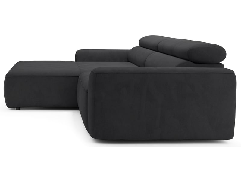 Selsey fando - canapé d'angle - 252 cm - velours gris foncé Fando - Conforama E