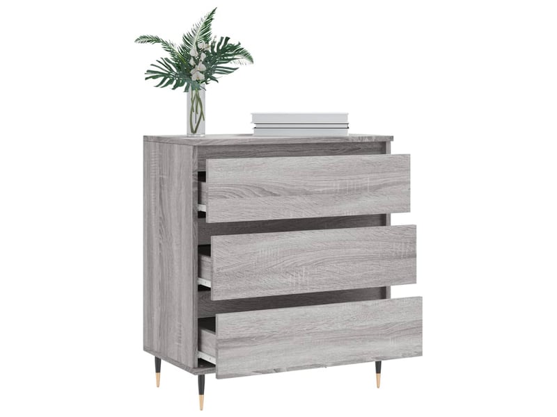  Buffet - bahut - meuble de rangement sonoma gris 60x35x70 cm bois d'ingénierie  - Conforama D