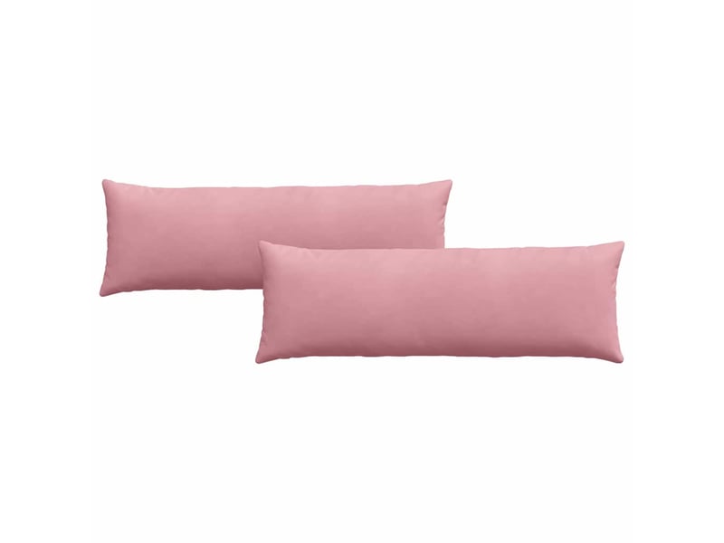  Lot de 2 coussins de canapé, coussins décoratifs rose 120 x 40 cm cf59144  - Conforama A