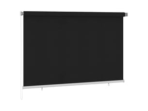 Store enrouleur, store roulant d'extérieur 225 (l) x 140 (h) cm noir cf47386