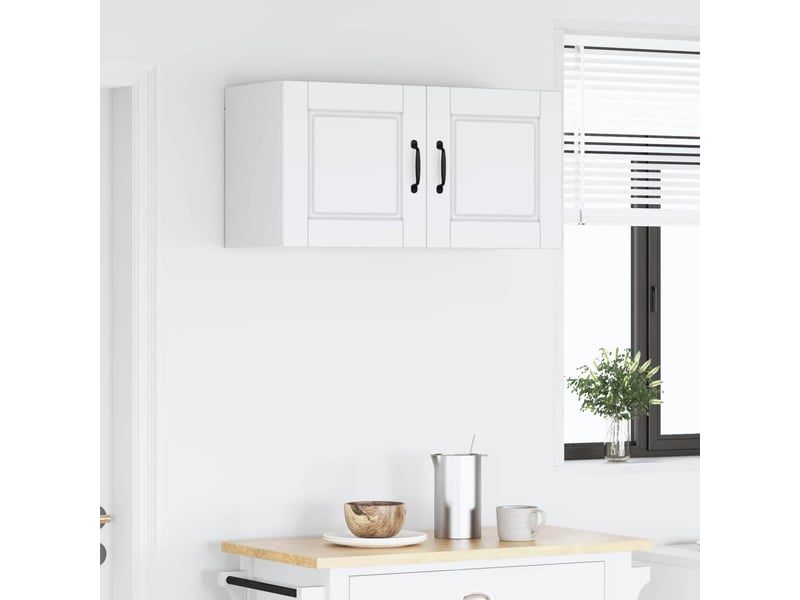 Meuble mural de cuisine, armoire de cuisine blanc 80x31x40cm bois d'ingénierie shl4788 - Conforama D