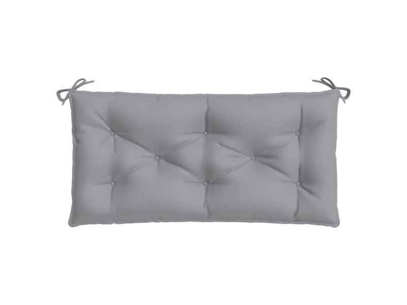  Lot de 2 coussins de banc jardin, coussins d'assise gris 100x50x7 cm tissu oxford cf58723  - Conforama E