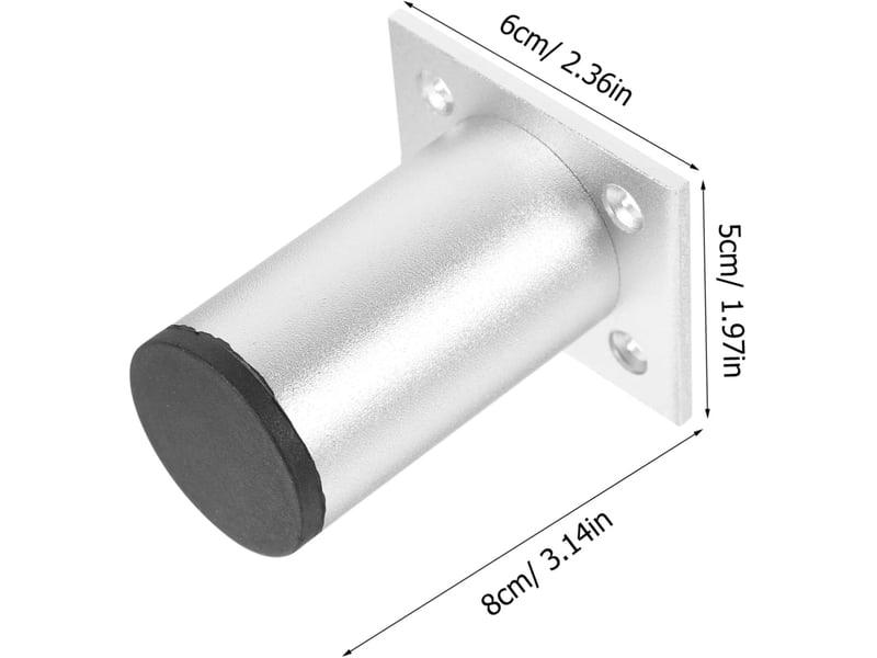  4pièces meuble aluminium réglables pour et commode supports de table courts avec pré-perçage pour installation facile  - Conforama B