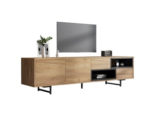 Meuble tv coloris naturel 173 cm <strong></strong>  <strong></strong>