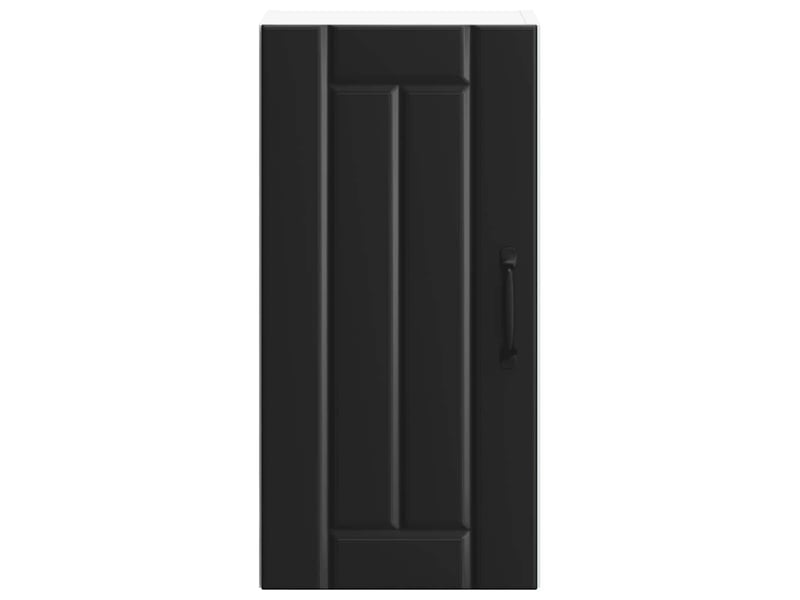  Meuble de rangement, armoire murale de cuisine lucca noir bois d'ingénierie shl7845  - Conforama D