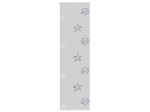 Store enrouleur de douche, store à rouleau 60x240 cm largeur du tissu 56 cm cf45034