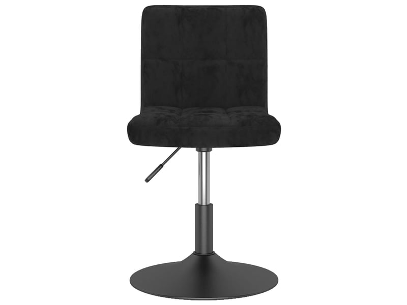  Tabouret de bar, chaise de bar pivotant noir velours  - Conforama C