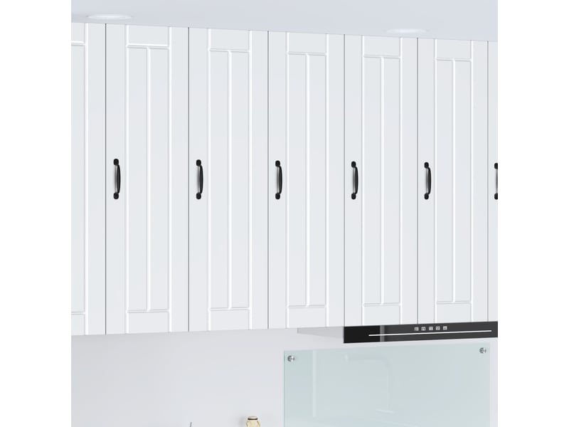 Meuble mural de cuisine, armoire de cuisine blanc 30x31x100cm bois d'ingénierie shl7399 - Conforama B