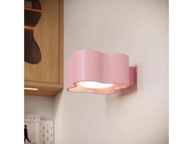 Applique ovio rose gx53 aluminium moderne 6x12x14.5cm SL.3395 - Conforama D
