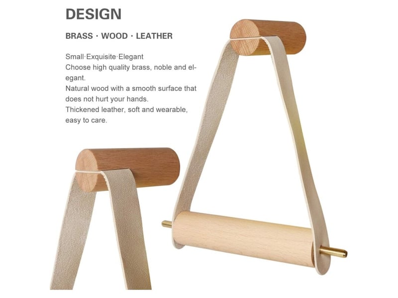  Porte rouleau de papier toilette, porte rouleau en bois porte-papier de toilette mural en creative  - Conforama B