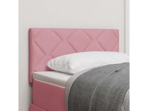 Tete de lit A poser largeur 80 cm rose