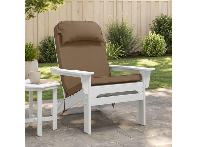 Coussin de transat ensoleillé, coussin pour bain de soleil 100 % polyester taupe cf56003 - Conforama B