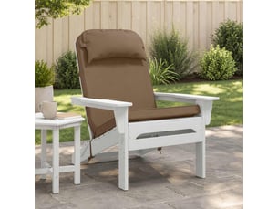 Coussin de transat ensoleillé, coussin pour bain de soleil 100 % polyester taupe cf56003