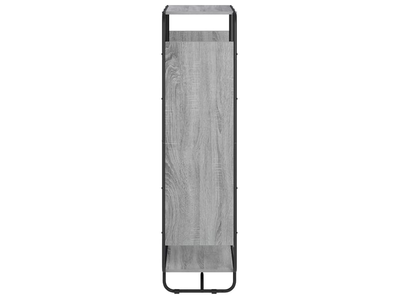  Buffet haut, buffet de rangement sonoma gris 80x37,5x144 cm bois d'ingénierie  - Conforama D