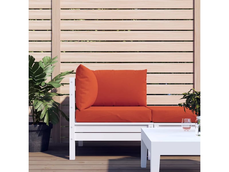  Lot de 3 coussins de palette, coussins de canapé rouge mélangé tissu cf59706  - Conforama C