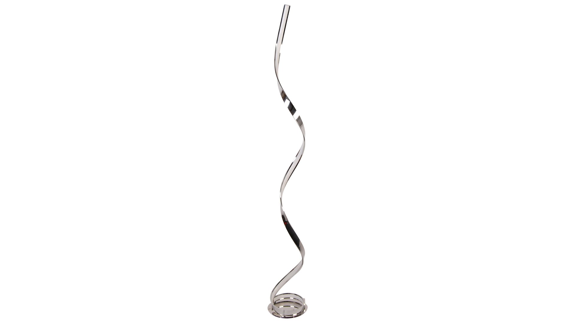 LAMPADAIRE 150 CM FLAME Chrome / blanc Conforama
