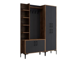 Armoire 0 porte(s) battante  0 tiroir(s)   coloris bois foncé largeur 150 cm