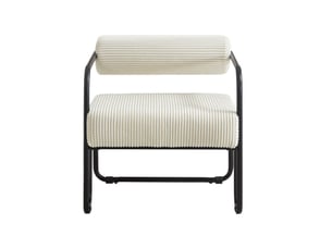Fauteuil fixe <strong>HAUSS SPOLE</strong> <strong></strong> Velours côtelé beige vendu A l'unité