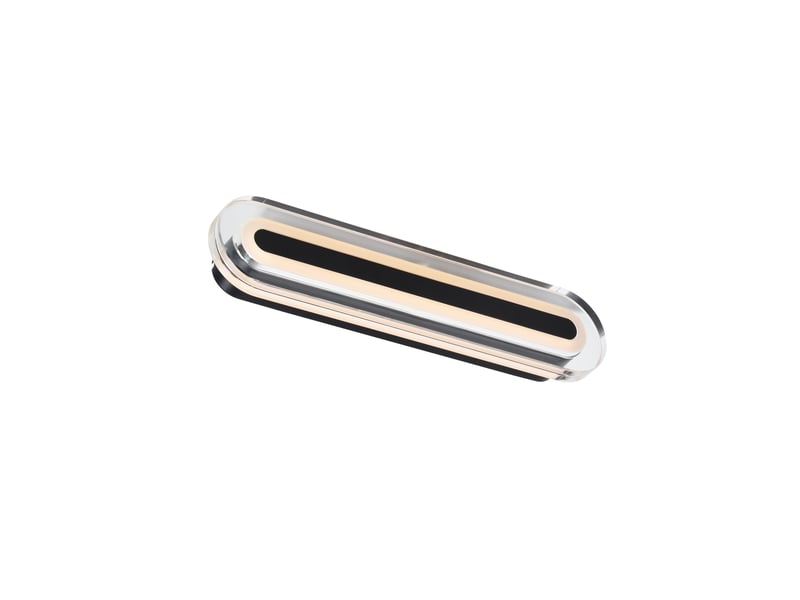  Applique murale intérieur, salle de bain led intégrée, cavara 35 en plastique noir, ip44, nordlux 2610201003 - Conforama C