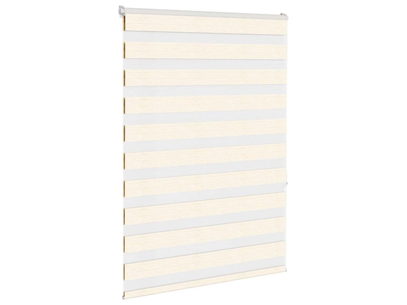  Store zèbre, store de fenêtre beige marbré largeur du tissu 110,9 cm polyester cf48251  - Conforama C
