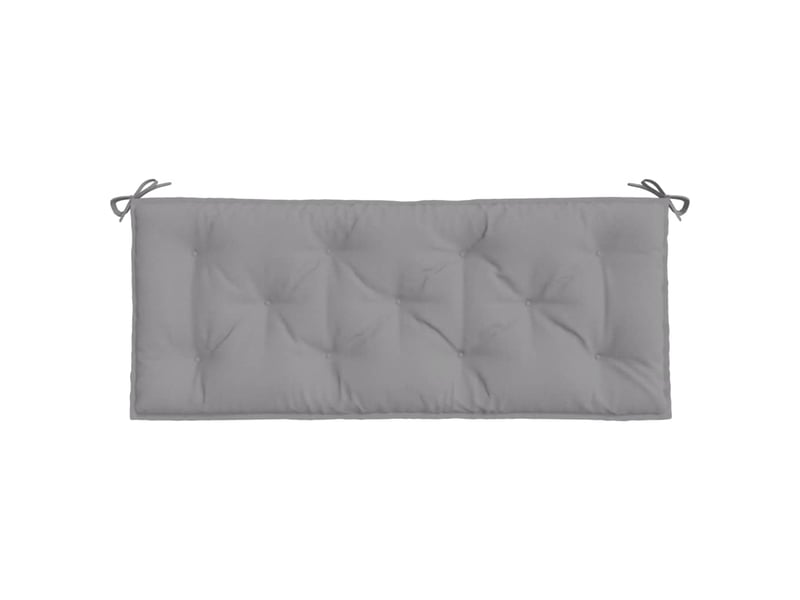  Lot de 2 coussins de banc jardin, coussins d'assise gris 120x50x7 cm tissu oxford cf58724  - Conforama E