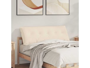 Coussin de dos, coussin de dossier beige 140 x 50 cm tissu en microfibre cf54488