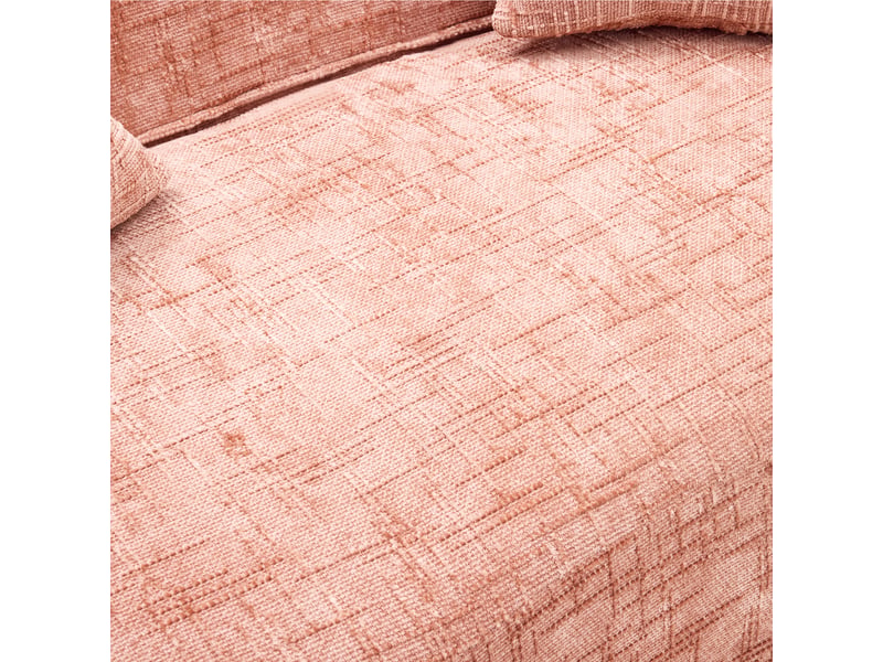 Canapé droit 2 places rose compressé 170x87x65 cm avec accoudoirs, 2 coussins, prêt à l'emploi pour salon ou chambre W3498P342197 - Conforama R