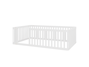 Lit simple 90x200 cm MODERNLUXE coloris blanc