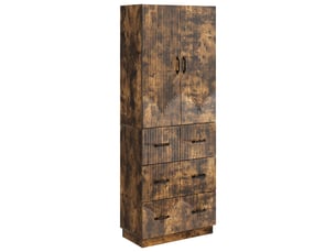 Armoire <strong></strong> <strong></strong> coloris bois clair largeur 66 cm
