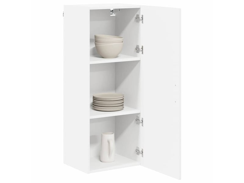 Meuble mural de cuisine, armoire de cuisine blanc brillant 40x31x100cm shl3069 - Conforama C