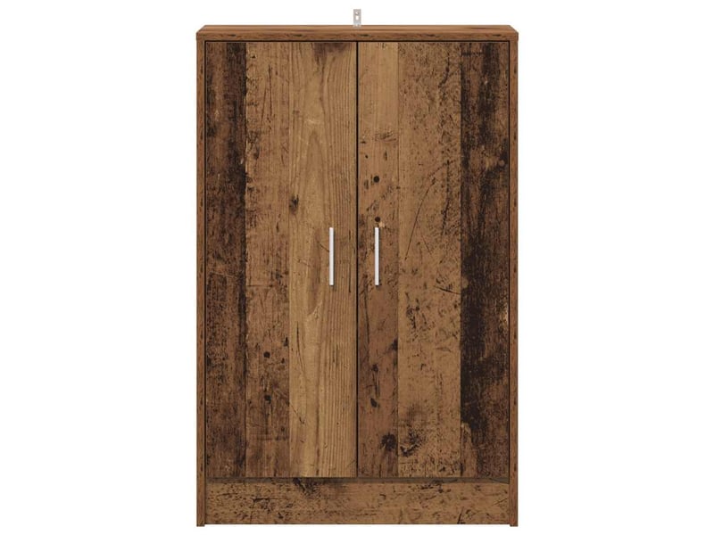  Meuble à chaussure, cabinet à chaussures 60x35x92 cm bois ancien 6 étagères  - Conforama D