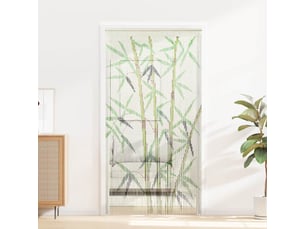 Rideau anti-insectes, moustiquaire imprimé bambou 100x200 cm cf43483
