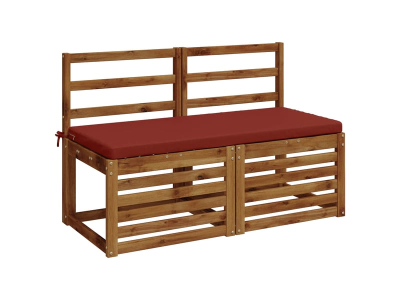  Coussin de banc, coussin d'assise, coussin de canapé soest 100 % polyester rouge 110 x 50 x 5 cm cf53489  - Conforama C