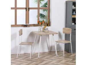 Ensemble table carré(e)  2 chaise(s)  FLORAGRACE  