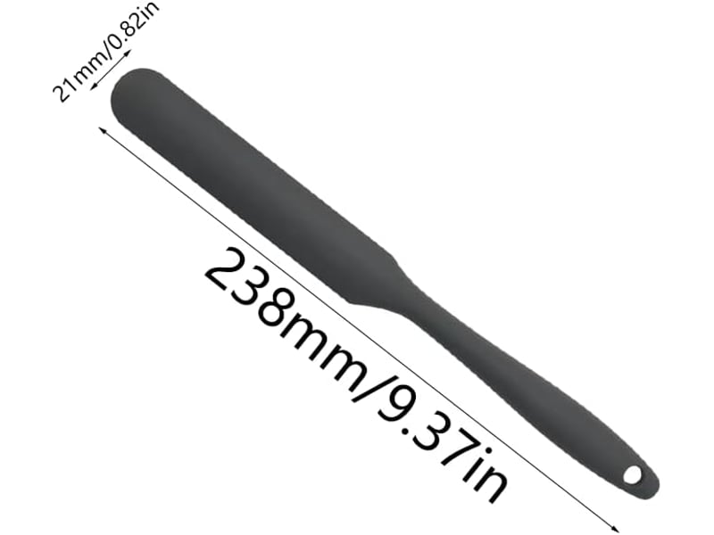  Petit grattoir long en silicone, petit grattoir à farine, spatule à confiture intégrée, grattoir à beurre, ustensiles de cuisson de gâteaux QWE000616 - Conforama B