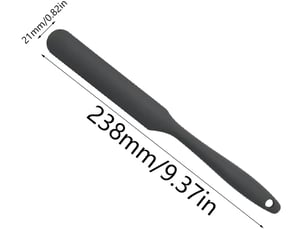 Petit grattoir long en silicone, petit grattoir à farine, spatule à confiture intégrée, grattoir à beurre, ustensiles de cuisson de gâteaux