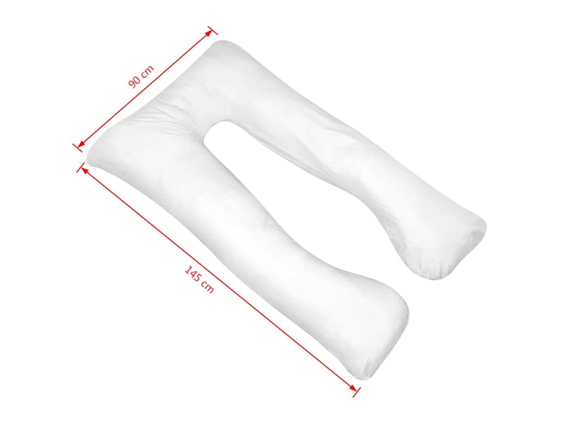  Coussin de grossesse, oreiller 90 x 145 cm blanc cf55254  - Conforama D