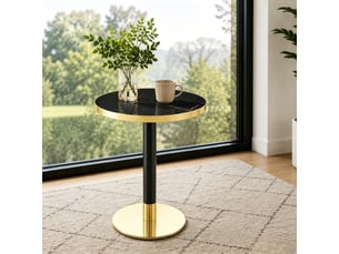 Table basse rond(e) coloris bicolore HAUSS SPOLE - 60 cmx60 cm