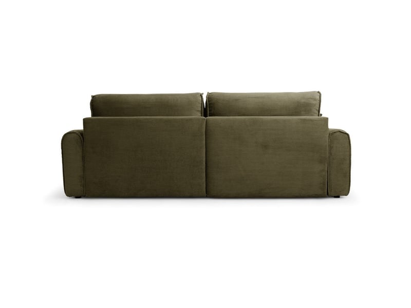  Canapé d'angle convertible martin verte  - Conforama D