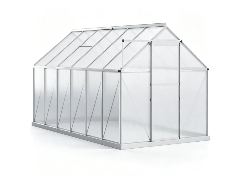 Serre de jardin pratique et robuste, serre tunnel walk-in - Conforama A