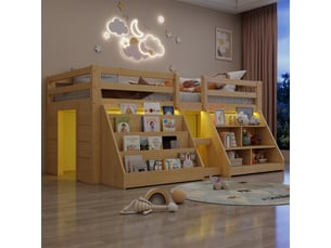 Lit mezzanine 90x200 cm   OPULERANE TRADING LTD coloris naturel