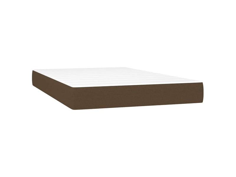  Matelas de lit à ressorts ensachés fermeté moyenne marron foncé 120x200x20 cm  - Conforama A