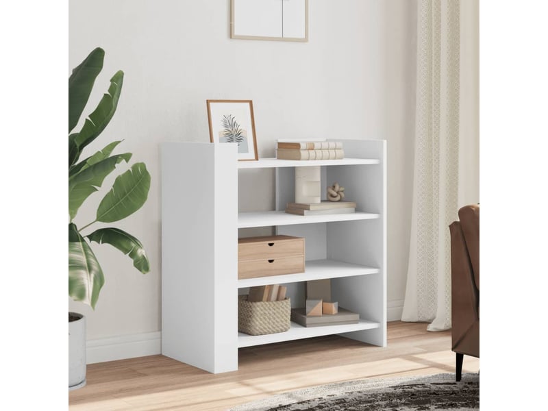  Buffet - bahut - meuble de rangement blanc 73,5x35x75 cm bois d’ingénierie  - Conforama B