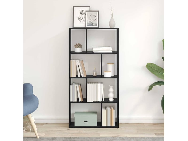  Bibliothèque 8 niveaux, armoire à livres 60 x 20 x 120,5 cm bois d'ingénierie  - Conforama D