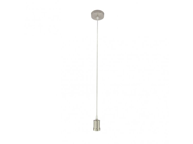  Armature de suspension fabrilamp puja nickel 1 x e27 réglable 22-85 cm 10x10 cm 201191C03 - Conforama A