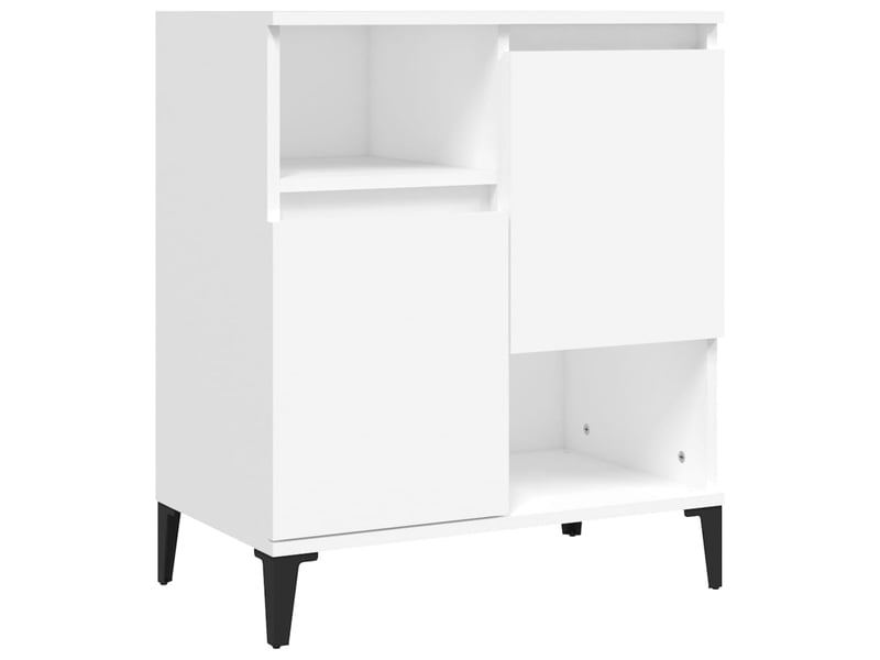  Buffets 2 pcs - bahut - meuble de rangement blanc 60x35x70 cm bois d'ingénierie  - Conforama E
