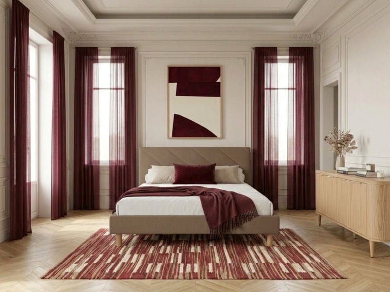  Bobochic lit helena tissu velours lisse avec lattes massives marron 160x200 HELENA - Conforama B